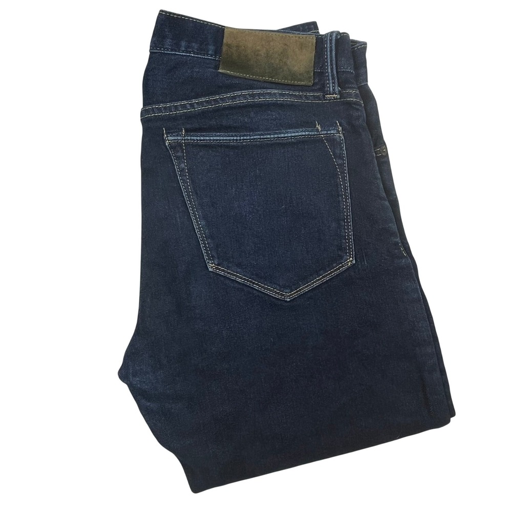 Todd Snyder Slim Fit Jeans Mens 32x32 Dark Indigo Stretch 5-Pocket Denim